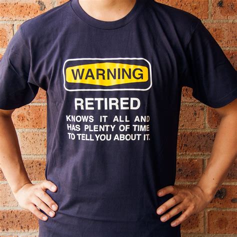 Contact information for livechaty.eu - Shop high quality Retirement T-Shirts from CafePress. See great designs on styles for Men, Women, Kids, Babies, and even Dog T-Shirts! Free Returns 100% Money Back Guarantee Fast Shipping ... Professional Grandpa Men's Classic T-Shirts. $19.99 $29.99. iRetired Womens Comfort Colors Shirt. $29.99 $44.99. Retired …